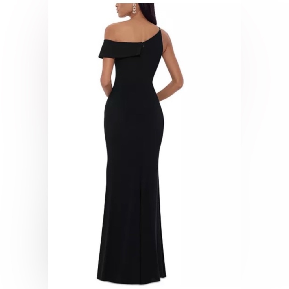 New Black Dress one shoulder gown size 14